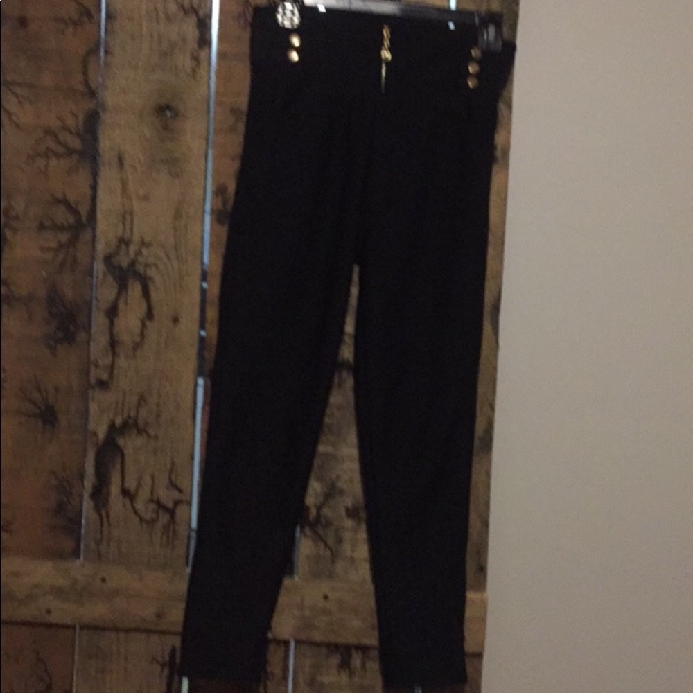 Black stretchy pants